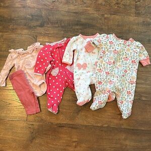 Newborn sleepers and outfit